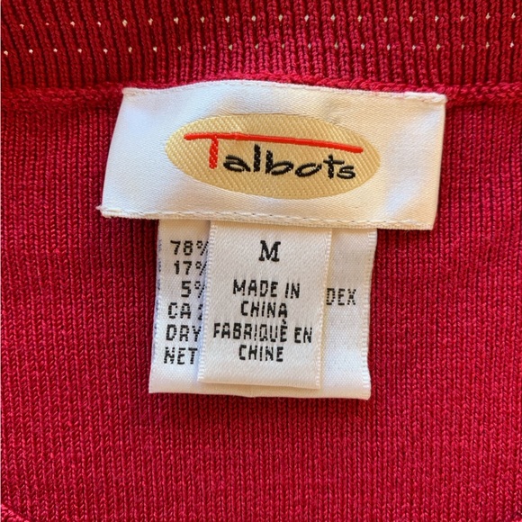 Talbots silk blend twin set size medium - Picture 3 of 11